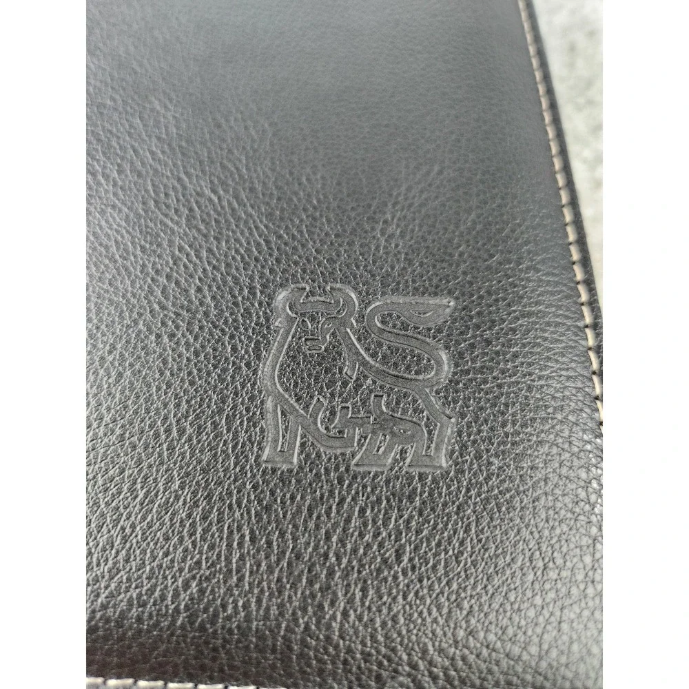 Vintage Merrill Lynch Logo 8x10 Portfolio Document Organizer Case Meeting Notes